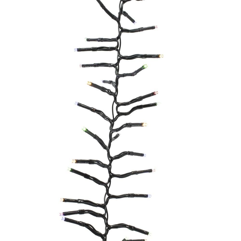 Kurt Adler Cul 1000 Light 33 Foot Cluster Garland With Multi Color 3Mm Led Bulbs