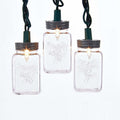 Kurt Adler Ul 10 Light Clear Mason Jar Light Set