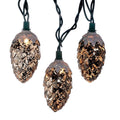 Kurt Adler Ul 10 Light Pinecone Light Set