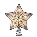Kurt Adler Ul 10 Light Metal Trimmed Capiz Star Treetop