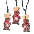 Kurt Adler Ul 10 Light Gingerbread Light Set 11.5