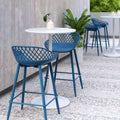 Carson Carrington Varnas Low Back Counter Stools Set Of 2