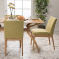 Kwame Mid Century Fabric Dining Chair By Christopher Knight Home Set Of 2