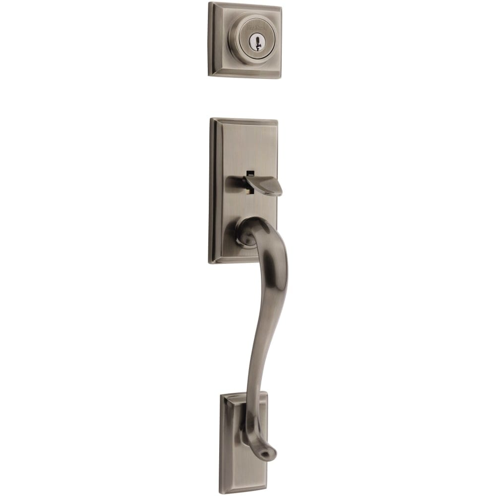 Kwikset 802He Lip Signature Series Hawthorne Dummy Handleset Exterior Trim Only