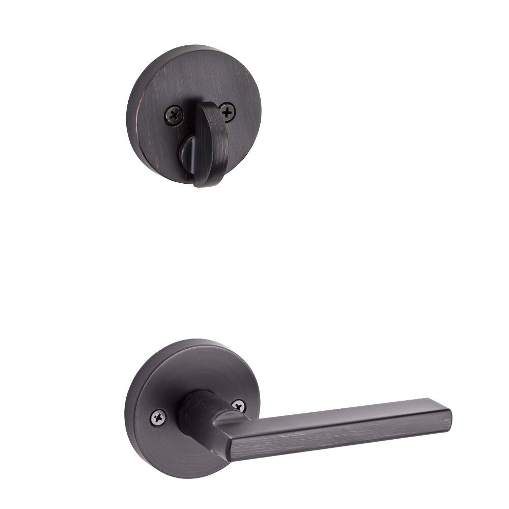 Kwikset 968Hflrdt Halifax Dummy Interior Pack With Round Rosette