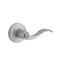Kwikset Sl3000Ly Layton Privacy Door Lever Set With Round Rose From The Safelock Series