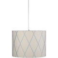 Kyle Classic Embroidered 16 Inch Drum Pendant 12 H X 16 W X 16 D