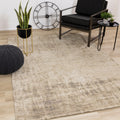 Curio Cream Beige Tree Bark Rug 51 X 77