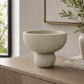 Kylix Sandstone Decorative Bowl Centerpiece Accent