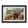 L A Ring Painting Near 1893 Hans Andersen Brendekilde Custom Framed Print