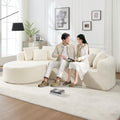 L Shaped Modular Sectional Sofa With Chaise Lounge Corduroy Boneless Cloud Sofa High Resilience Foam Compressed Sofa