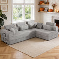 L Shape Modular Sectional Sofa Compressed Sectional Sofa Corduroy Couch Unfold Into A Bed Comfy Compressed Sofa Couch
