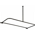 D Type Oil Rubbed Bronze Shower Rod
