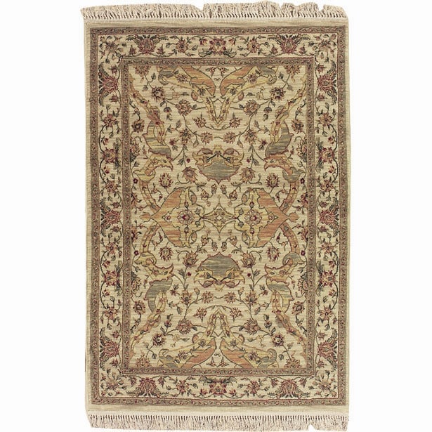 Machine Made Smithsonian Museum Wool Rug 96 X 136 53 X 75