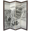 Handmade Large Misty Mountain Silkscreen China