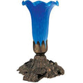 Tiffany Style 8 Inch Blue Buffet Lamp