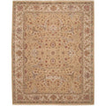 Nourison Hand Knotted Ancestry Light Gold Wool Rug 79 X 99 79 X 99