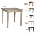 Solid Wood 30 Inch Square Dining Table