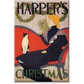 Christmas With A Book Gallery Wrapped Canvas Art