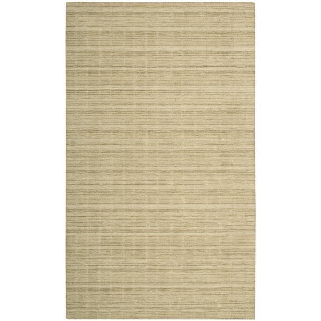 Nourison Hand Tufted Harbor Ridge Gold Wool Rug 55 X 74 55 X 74