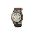 Casio Mens Brown Casual Ana Digi Cloth Band Watch