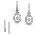 14K White Gold 1 4Ct Tdw Diamond Earrings I J I1 I2