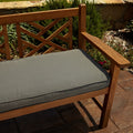 Clara Grey Outdoor Sunbrella Bench Cushion