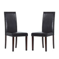 Warehouse Of Tiffany Blazing Brown Dining Chairs Set Of 2