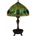 24 Inch Turtleback Green Table Lamp