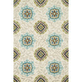 Hand Hooked Meadow Ivory Spa Wool Rug 710 X 110 710 X 11