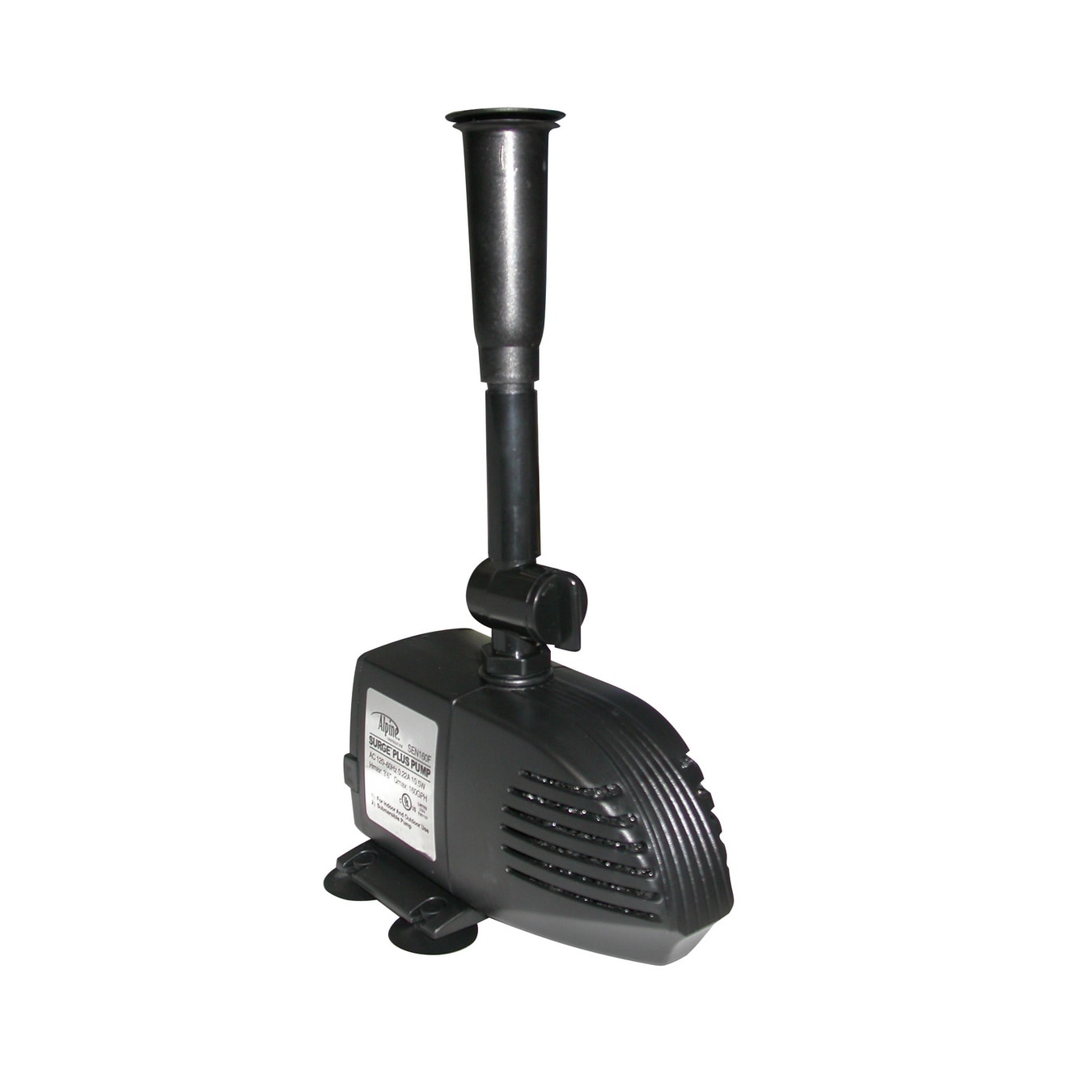 Surge Pump 160 Gph With Fountain Heads 33 Foot Cord