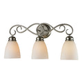 Cornerstone Silver Brushed Nickel Chatham 3 Light Bath Bar