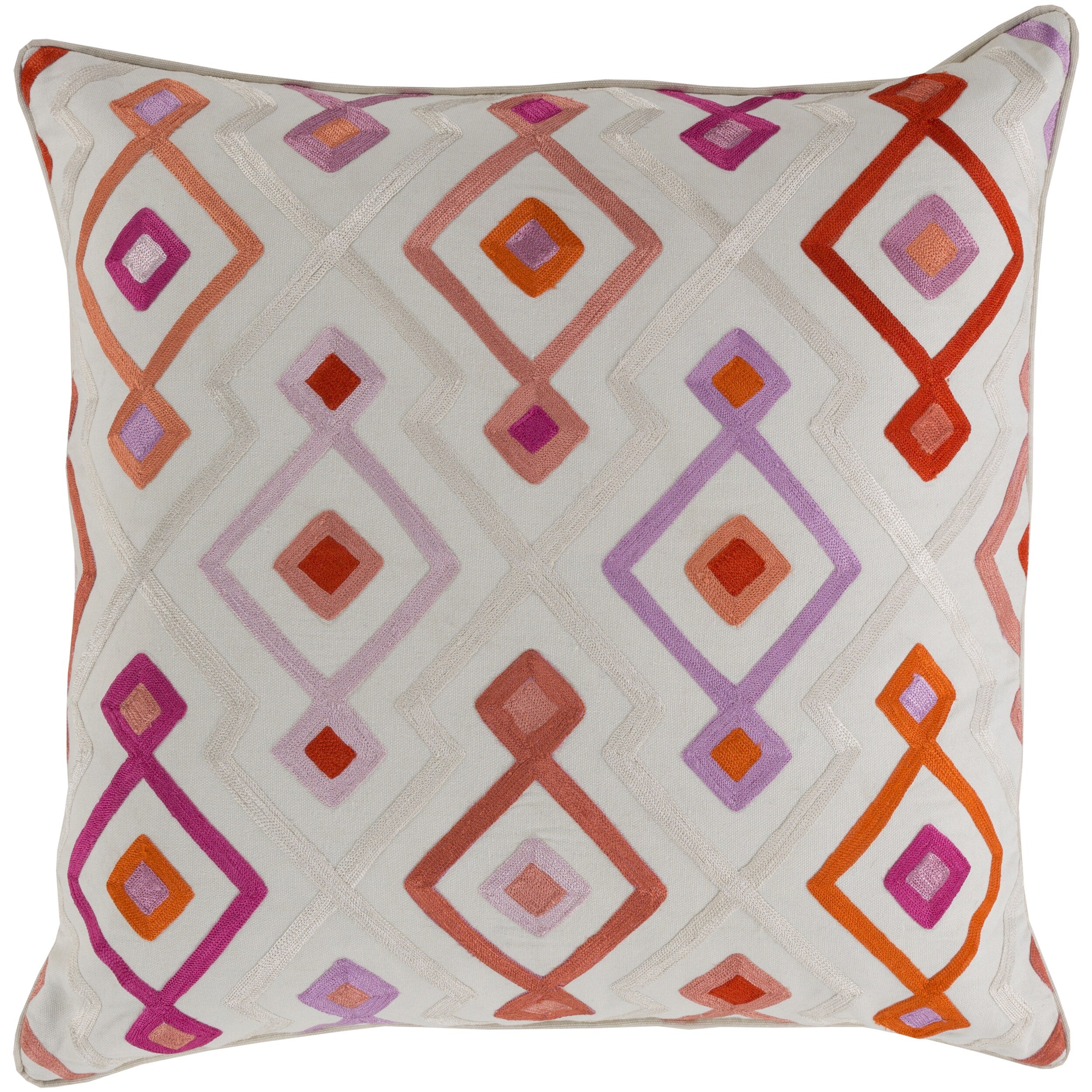 Kd Spain Decorative Cayden Woven Geo 18 Inch Throw Pillow