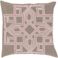 Decorative 20 Inch Poly Or Feather Down Filled Garcia Geometric Throw Pillow