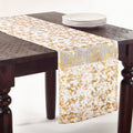 Abstract Brushed Foil Design Runner
