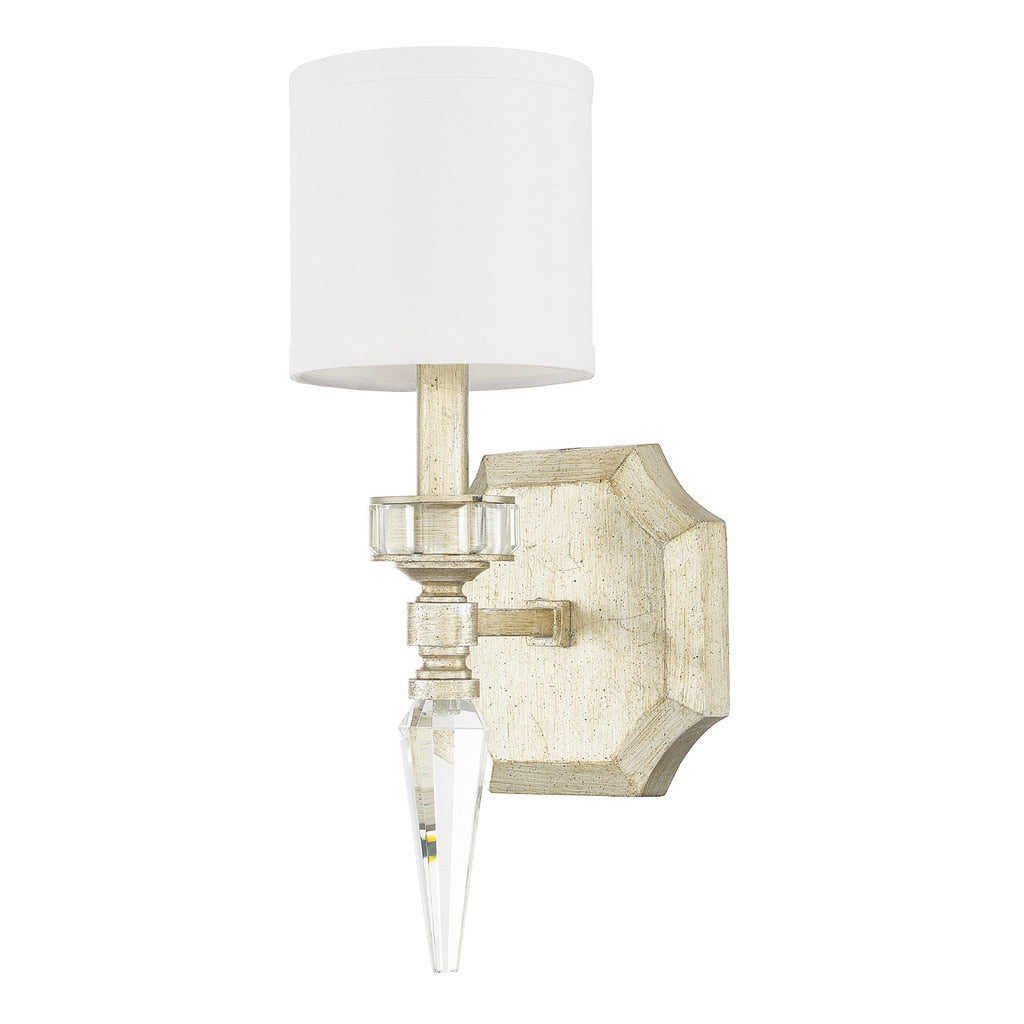 Capital Lighting Olivia Collection 1 Light Winter Gold Wall Sconce