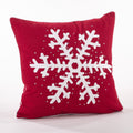 Studded Snowflake Throw Pillow