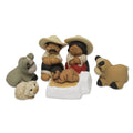 Handmade Ceramic 7 Piece Nativity Scene Characato Born Peru