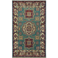 Handmade Herat Oriental Indo Tribal Kazak Wool Rug India 4 X 6