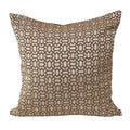 Home Accent Pillows Geometric Gold And Copper 20 Inch X 20 Inch Throw Pillow