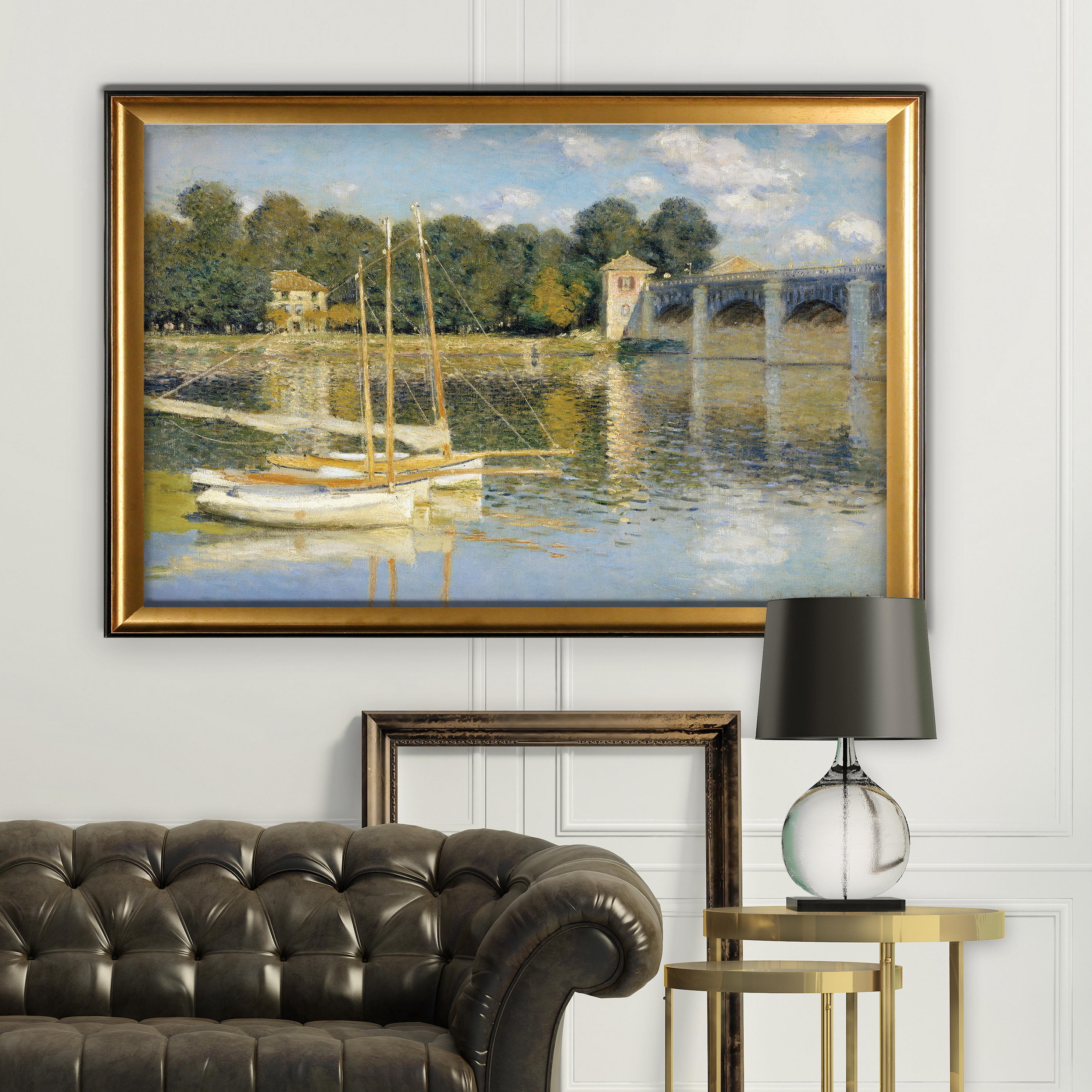 The Bridge Claude Monet Gold Frame