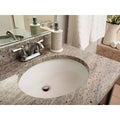 17 1 2 Inch European Style Oval Shape Porcelain Ceramic Bathroom Undermount Sink