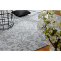 Jardin Hazy Platinum Cotton Chenille Handmade Area Rug 86 X 116 86 X 116