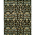 Gramercy Transitional Smokey Brown Wool Silkette Handmade Area Rug