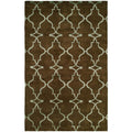 Portfolio Java Brown Wool Handmade Area Rug