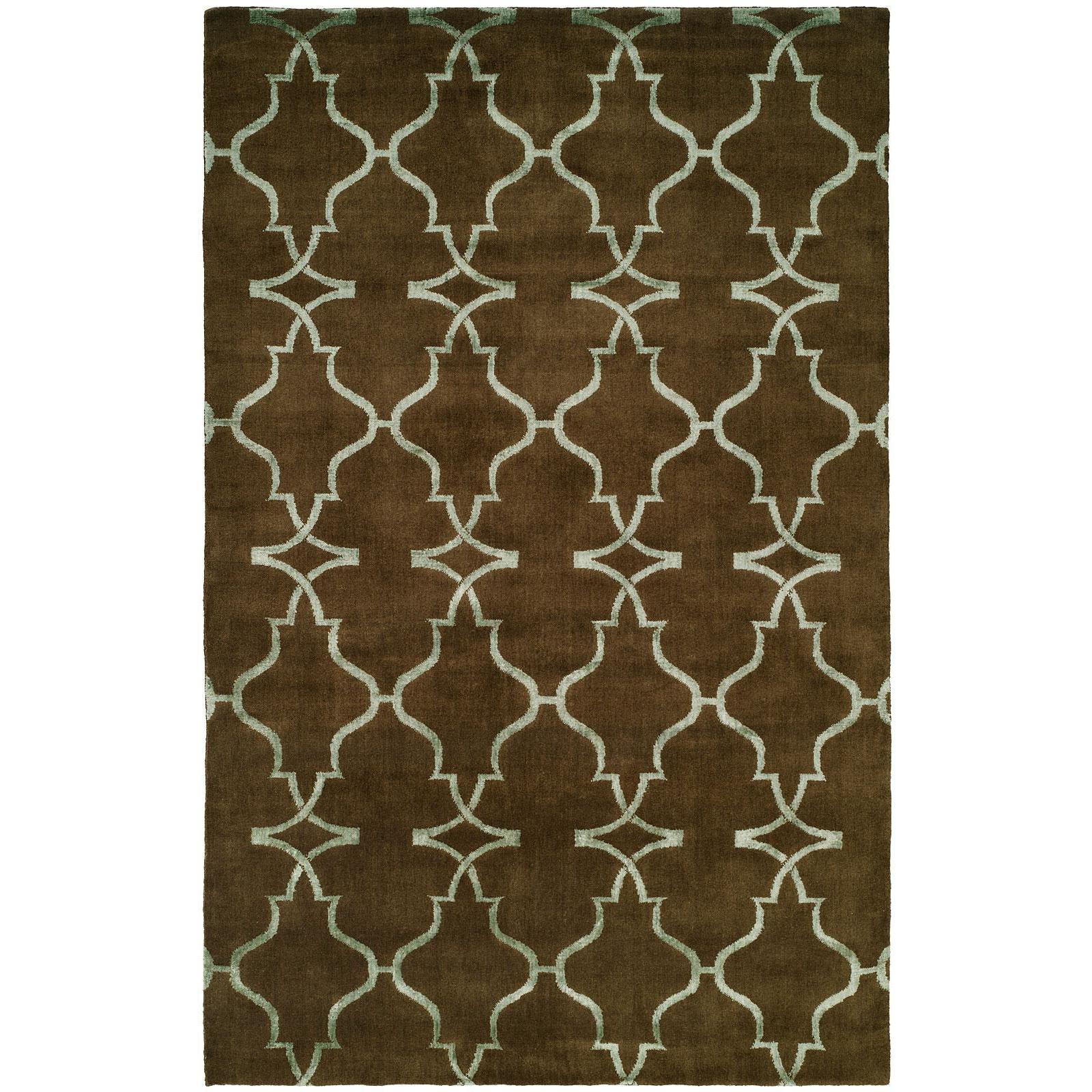 Portfolio Java Brown Wool Handmade Area Rug