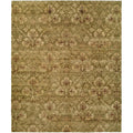 Royal Manner Derbyshire Green Wool Hand Knotted Area Rug 6 X 9 6 X 9