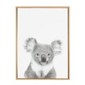 Sylvie Koala Ii Framed Canvas Wall Art Natural 23 X 33