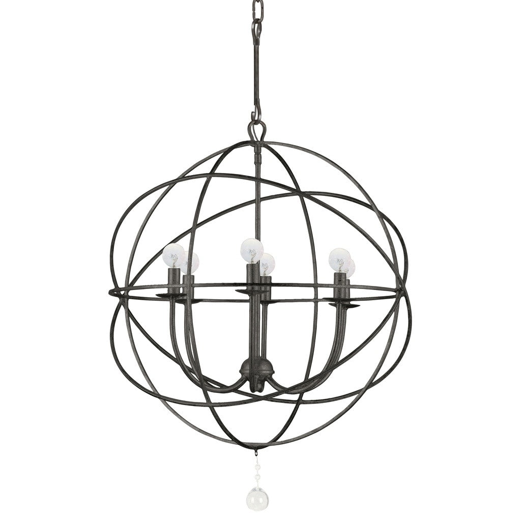Copper Grove Poltava 6 Light English Bronze Chandelier