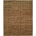 Jade Brown Hand Knotted Area Rug